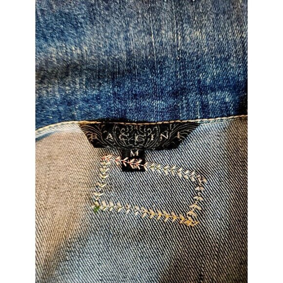 Baccini Denim Jean Jacket Youth Size Medium - Picture 8 of 9